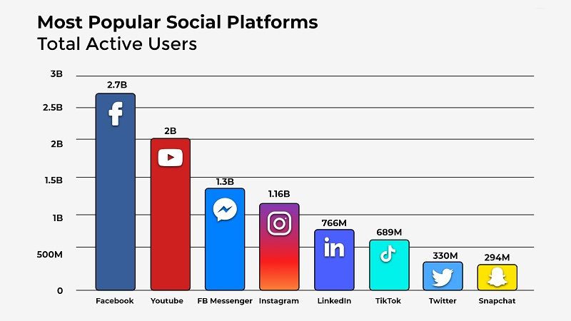 1. The Most Popular Social Media Platform - DSers