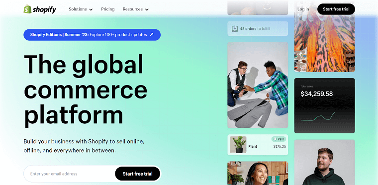 1. Shopify Homepage - DSers