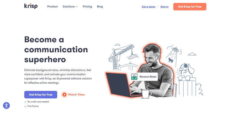 11. Krisp Homepage - DSers