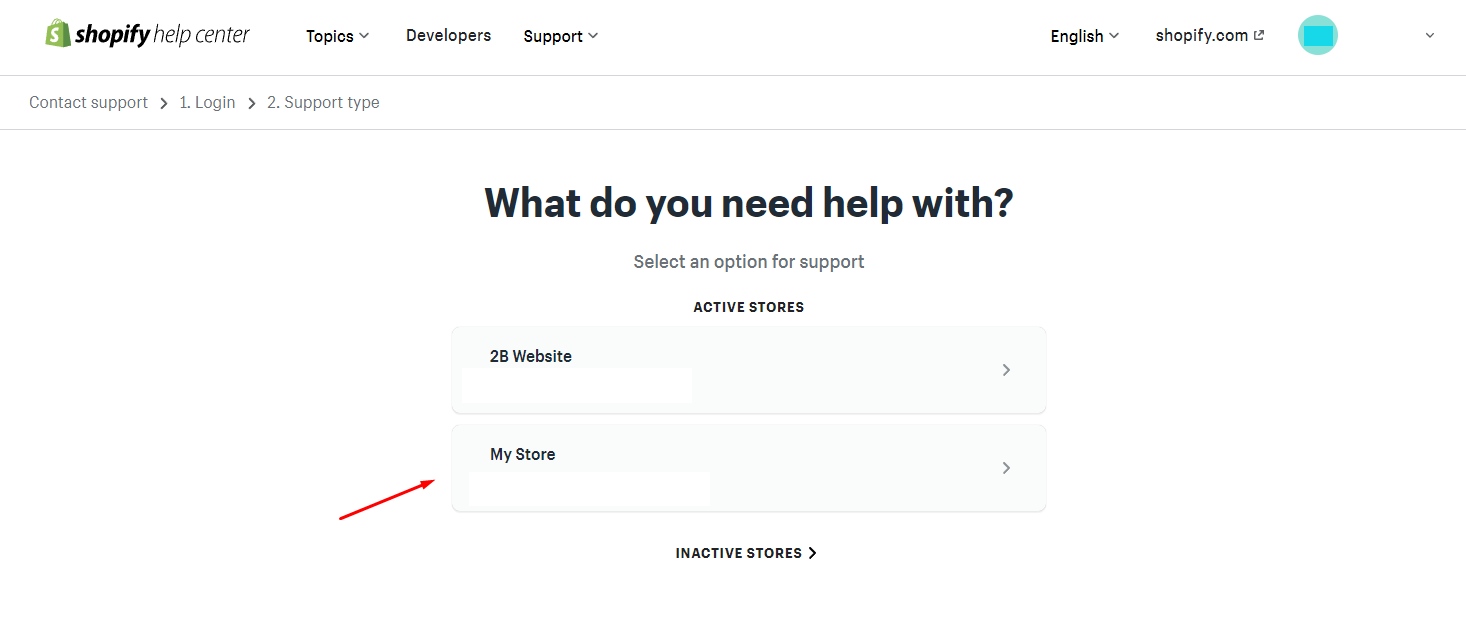 Support Types page. - DSers
