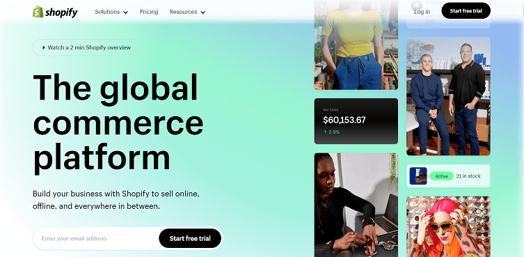 shopify homepage - DSers