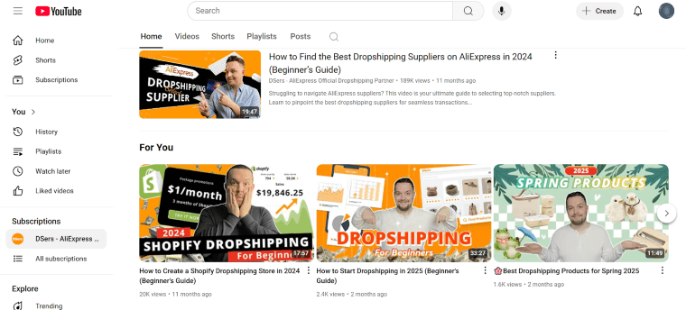 YouTube - DSers